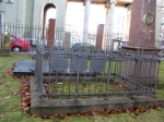 Krist Kirkegård i Oslo til hÃøyre støtten til oberst Krebs